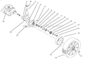 Part Location Diagram of 70-9760 Toro Bushing